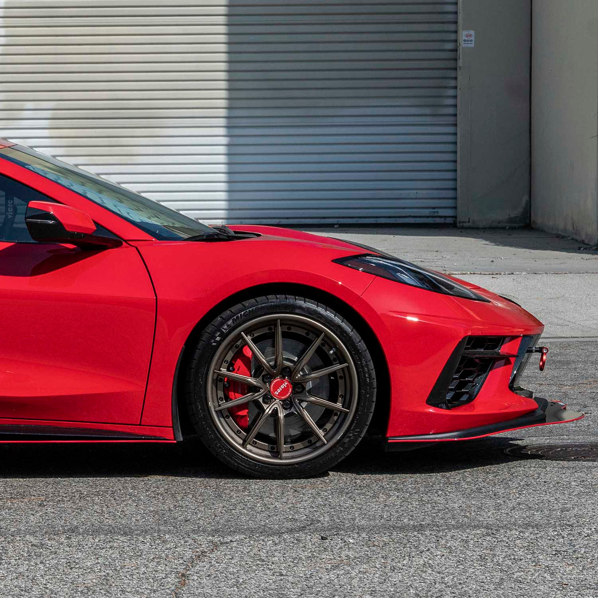 2020-2026 Chevrolet Corvette C8 R1 Style Front Bumper Lip Splitter - Vicrez