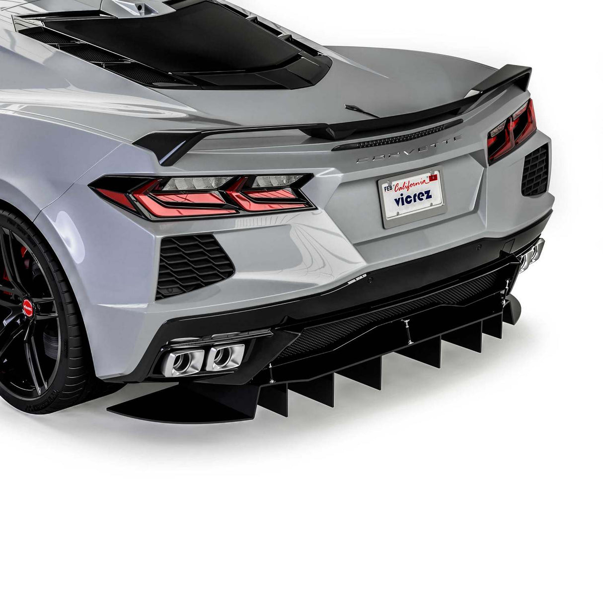 2020-2026 Chevrolet Corvette C8 R1 Style Rear Diffuser - Vicrez