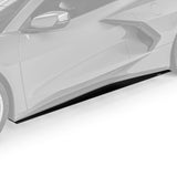 2020-2026 Chevrolet Corvette C8 R1 Style Side Skirt Splitters - Vicrez