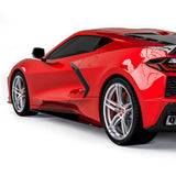 2020-2026 Chevrolet Corvette C8 R1 Style Side Skirt Splitters - Vicrez