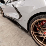 2020-2026 Chevrolet Corvette C8 R1 Style Side Skirt Splitters - Vicrez