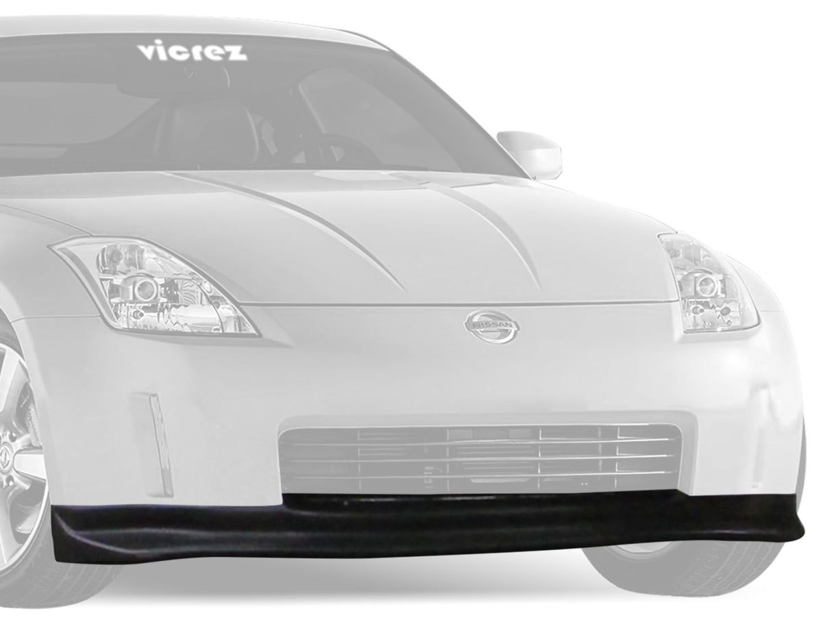2003-2005 Nissan 350Z R1 Style Front Bumper Lip Chin Spoiler - Vicrez