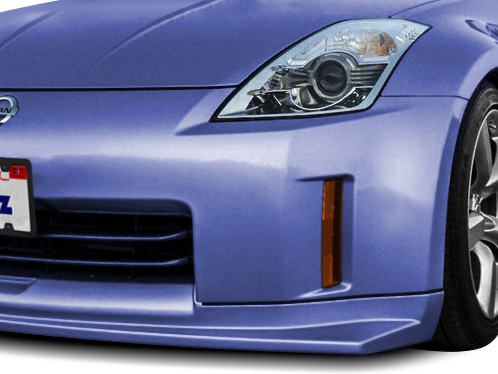 2006-2009 Nissan 350Z R1 Style Front Bumper Lip Chin Spoiler - Vicrez