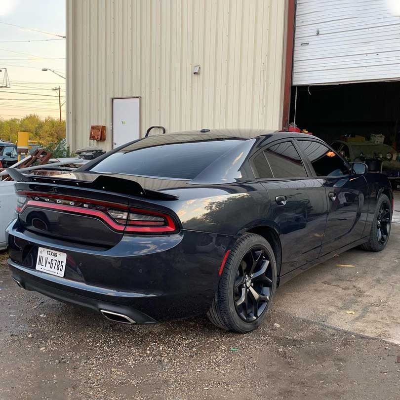 2011-2023 Dodge Charger SRT Style Rear Spoiler + Wicker Bill - Vicrez