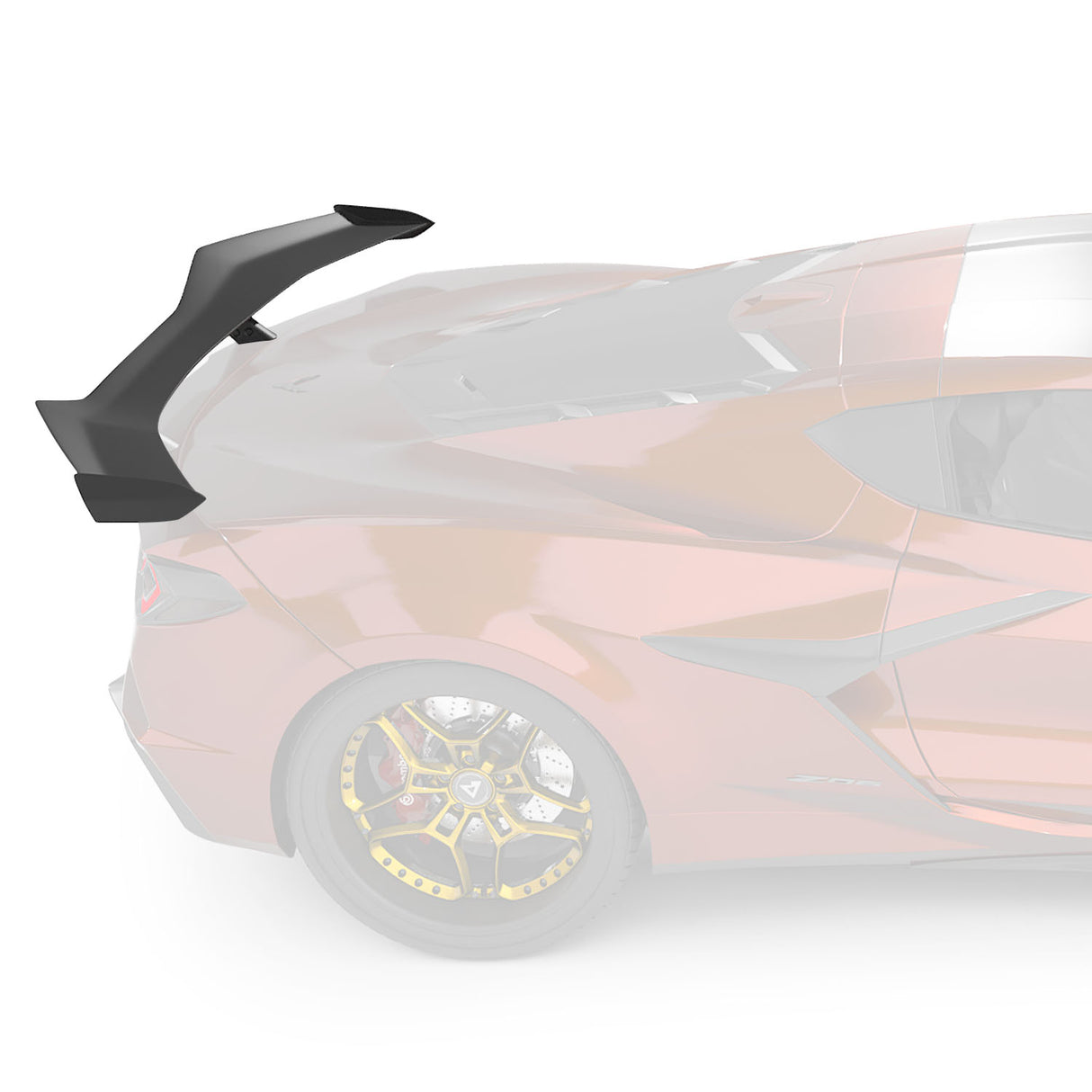 2020-2026 Corvette C8 Stingray Z06 Style Rear Spoiler Wing - Vicrez