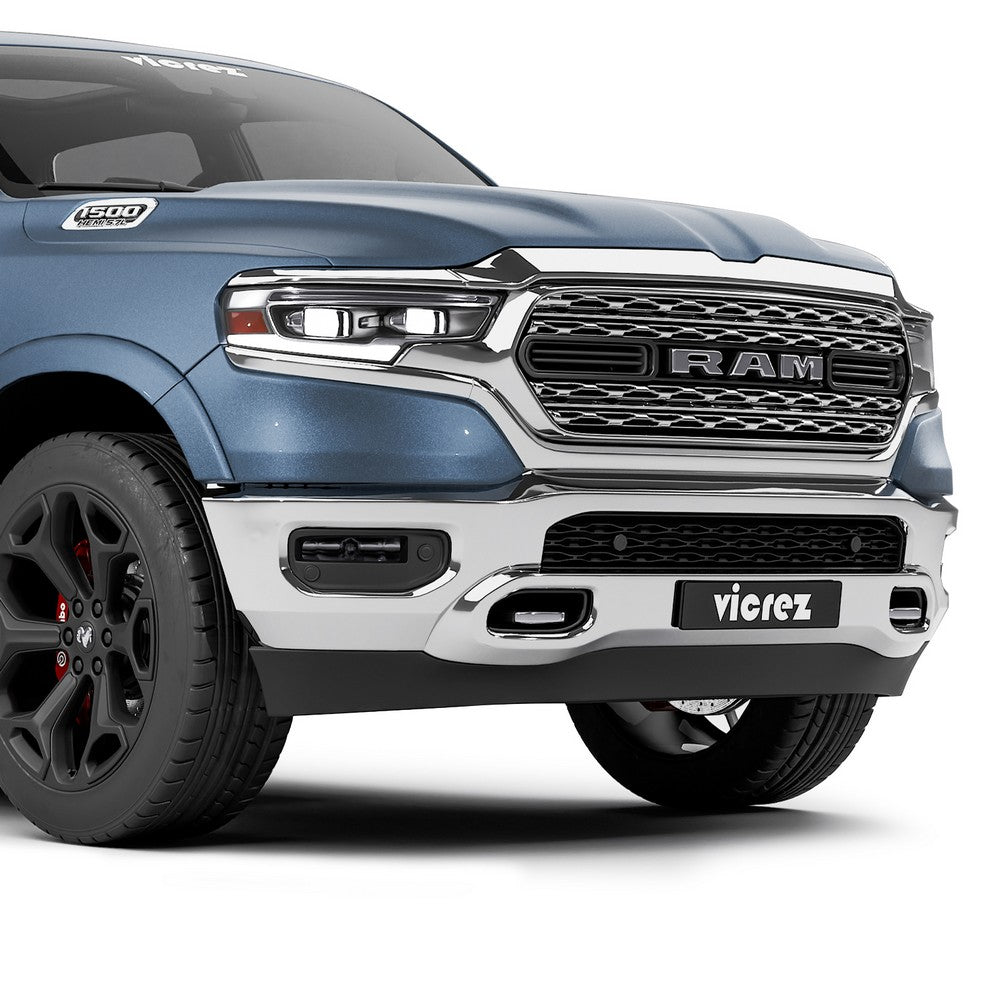2020-2025 RAM 1500 Replacement Front Bumper Lower Plate - Vicrez