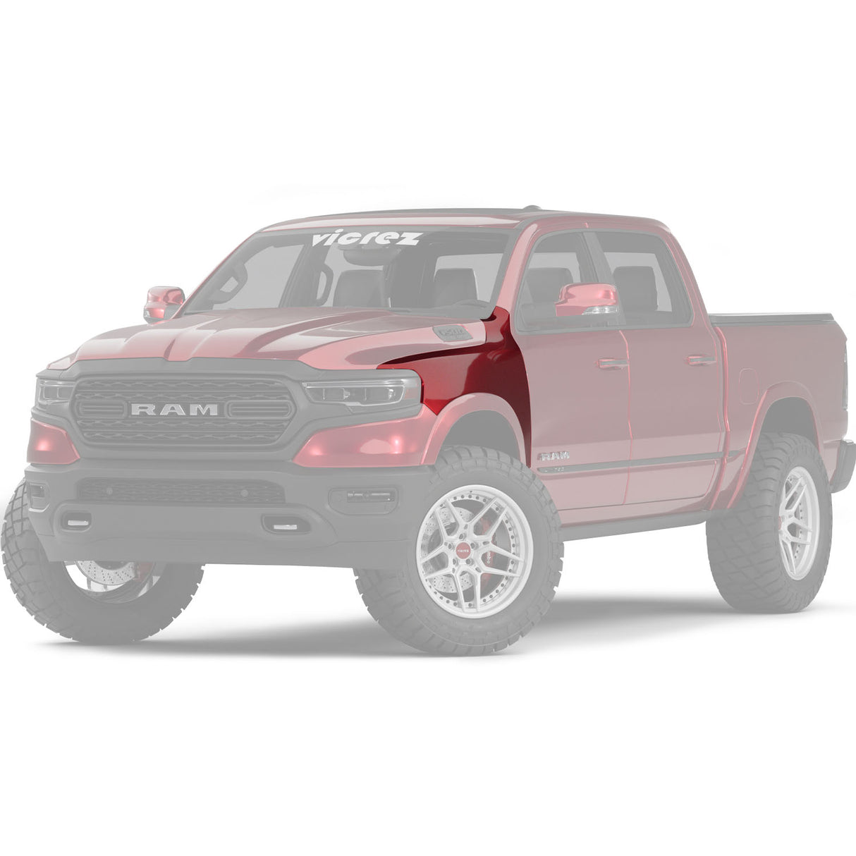 2019-2025 RAM 1500 Replacement Front Fender Left Driver Side - Vicrez