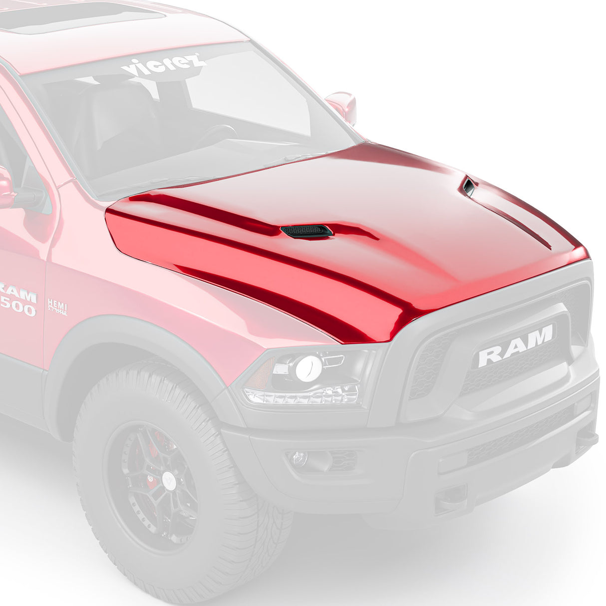 2009-2018 RAM 1500 SPORT Replacement Hood - Vicrez
