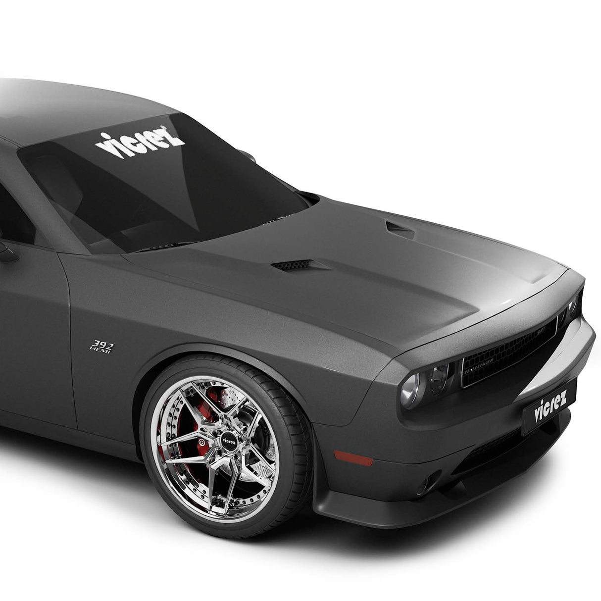 2015-2023 Dodge Challenger R/T Plus Style Hood - Vicrez