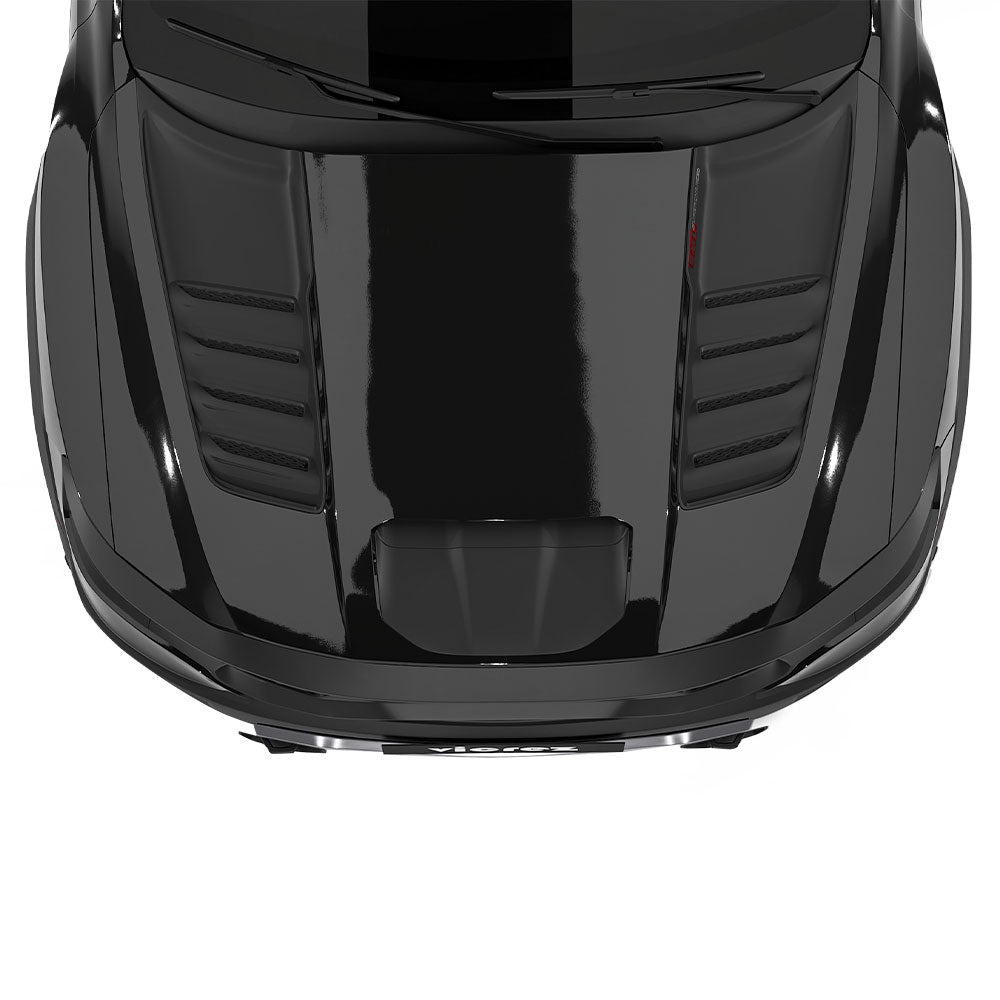 2021-2023 Dodge Ram TRX Style Hood Vent Grilles - Vicrez