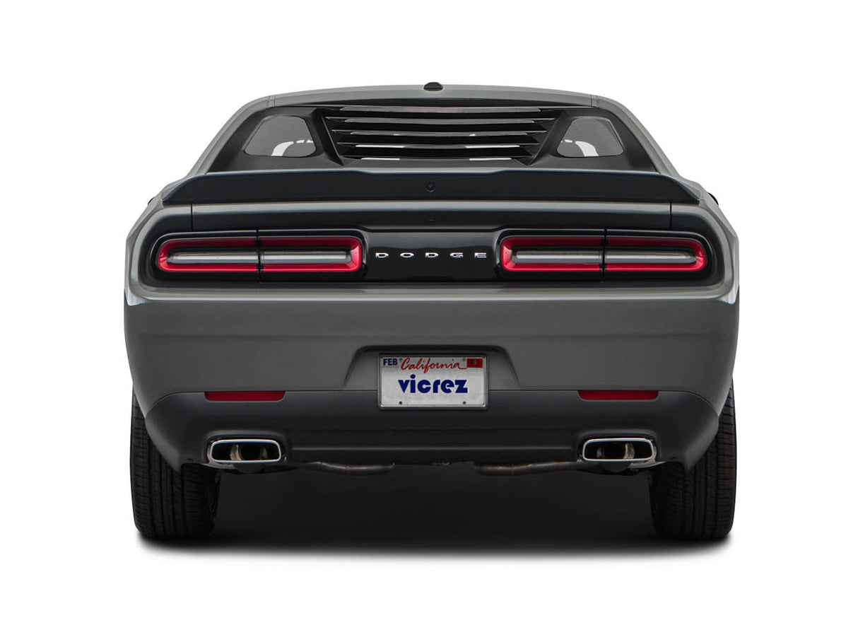 2008-2023 Dodge Challenger RS Style Rear Window Louvers - Vicrez