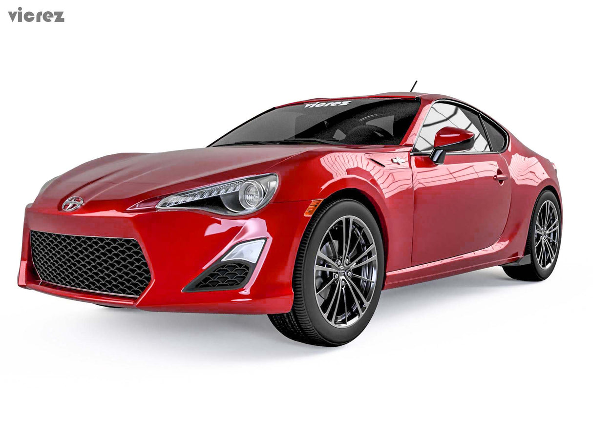 2013-2018 Subaru BRZ V3R Style Rocker Panel Side Winglets - Vicrez