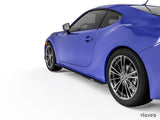 2013-2021 Subaru BRZ V3R Style Side Skirt Splitters - Vicrez