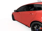 2011-2019 Ford Focus ST V3R Style Side Skirt Splitters - Vicrez