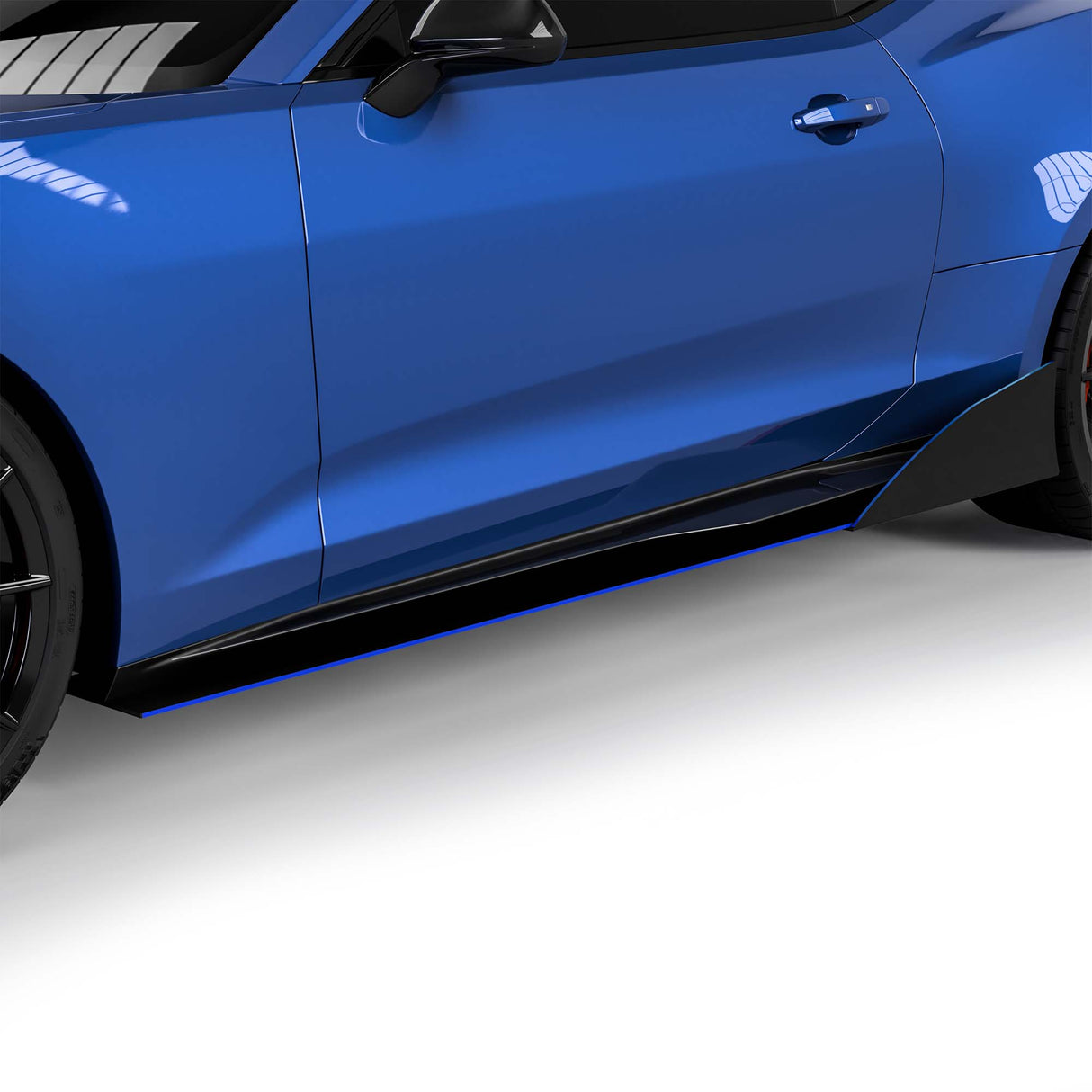 2016-2024 Chevrolet Camaro VZR1 Style Side Skirt Splitters - Vicrez