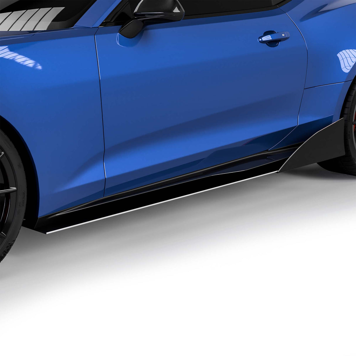 2016-2024 Chevrolet Camaro VZR1 Style Side Skirt Splitters - Vicrez