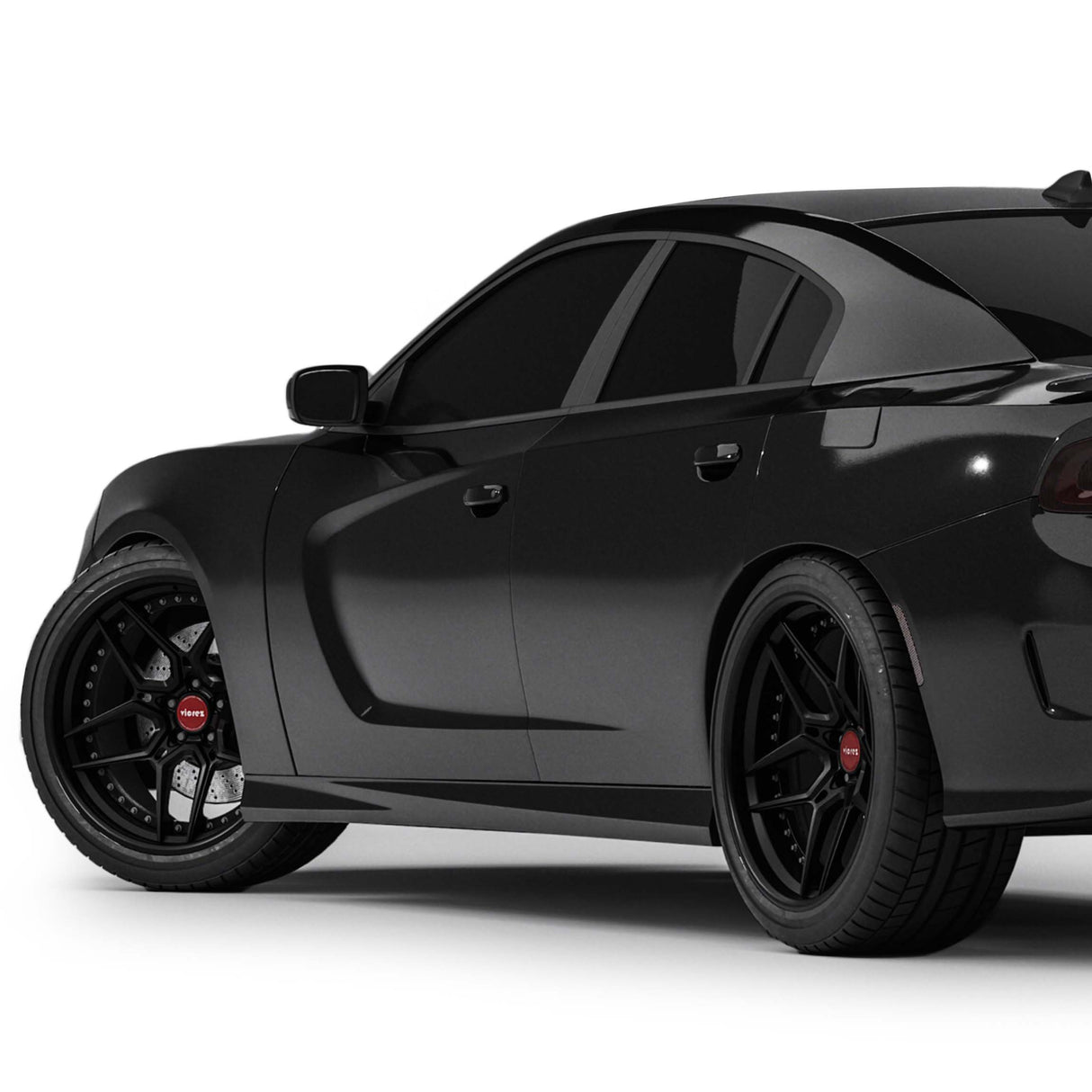 2011-2023 Dodge Charger SRT Style Side Skirts Rocker Panels - Vicrez