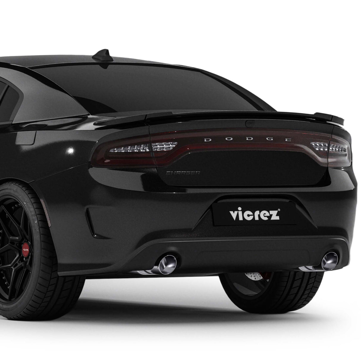 2015-2023 Dodge Charger SRT Hellcat Style Rear Bumper - Vicrez