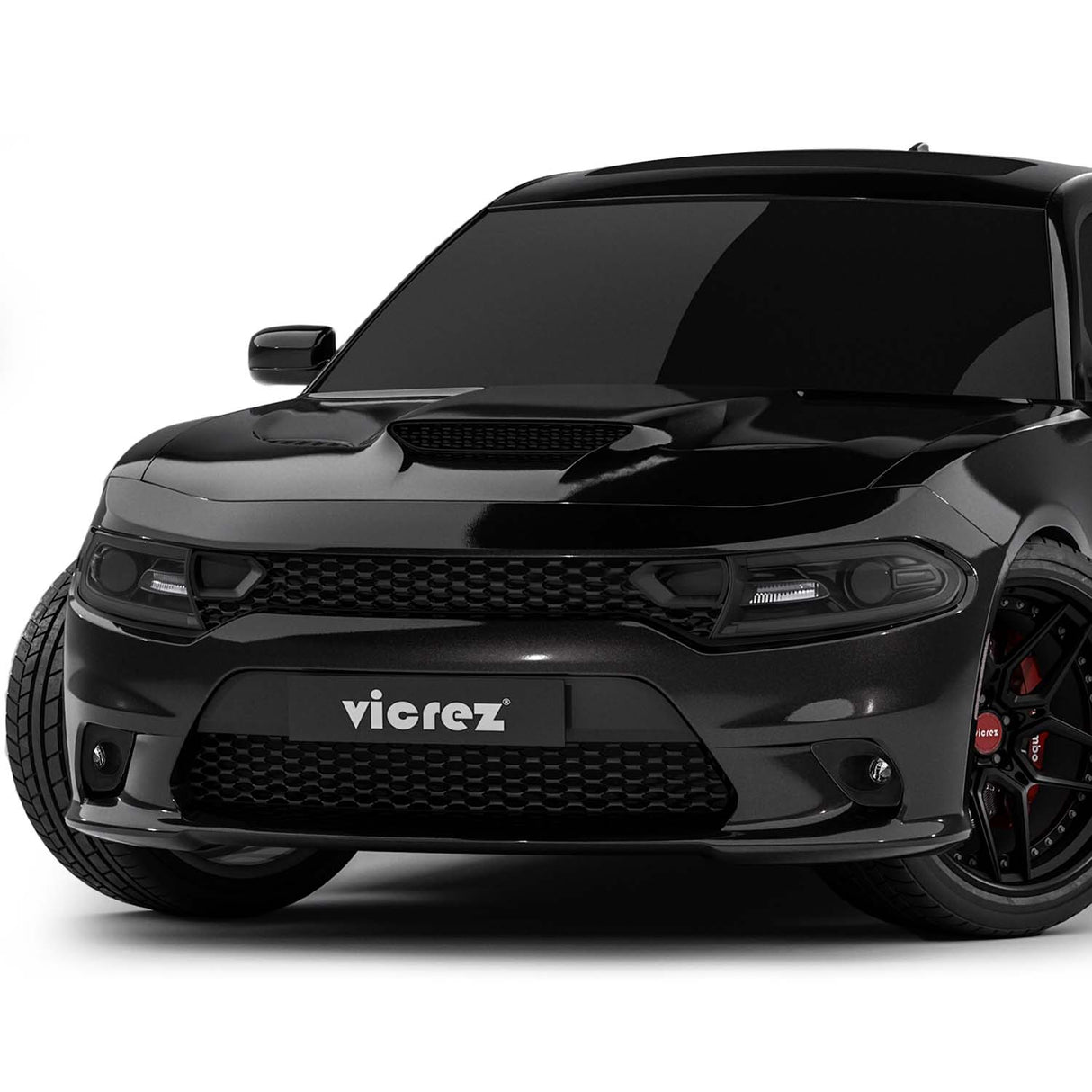 2015-2023 Dodge Charger SRT Hellcat Style Front Bumper - Vicrez