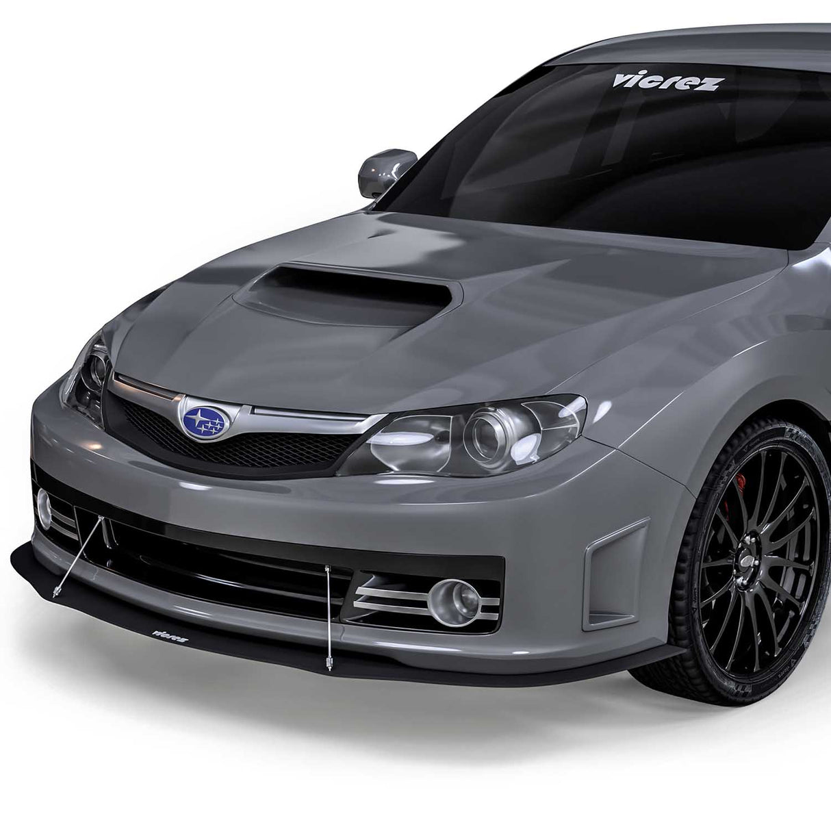 2008-2014 Subaru WRX/STi VZ1 Style Front Bumper Splitter - Vicrez
