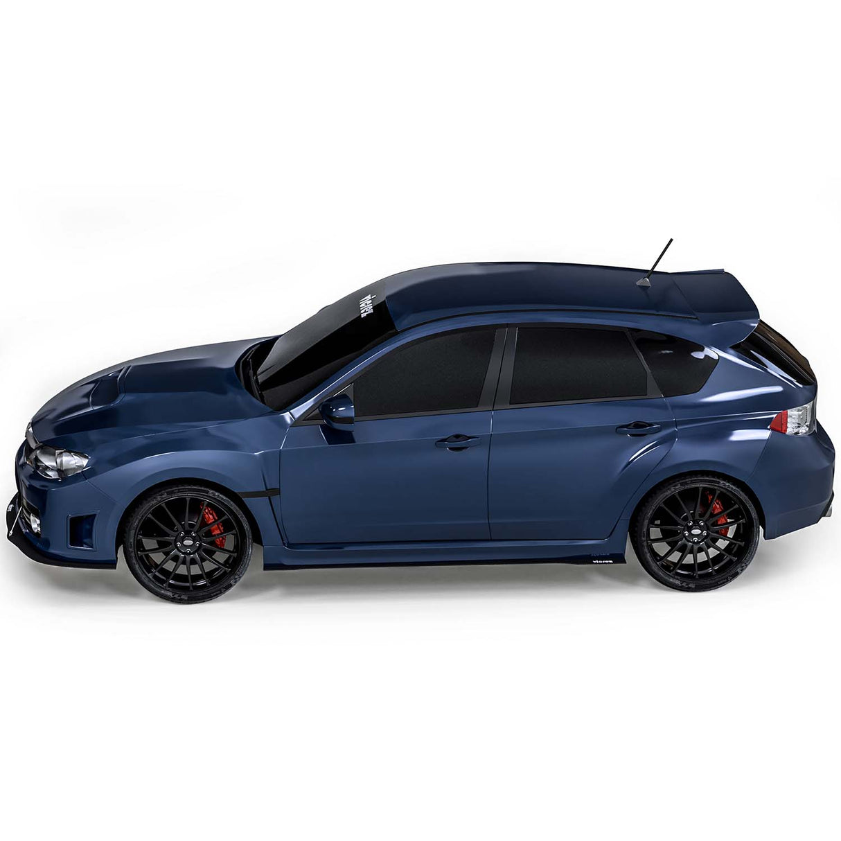 2008-2014 Subaru WRX/STI VZ1 Style Side Skirt Splitters - Vicrez