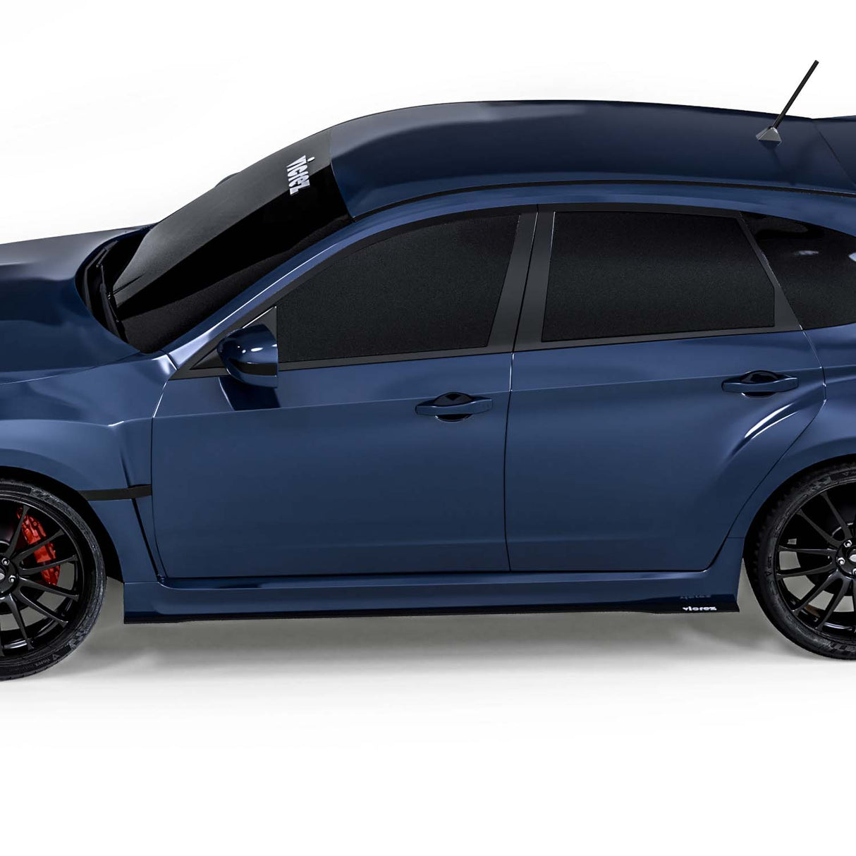 2008-2014 Subaru WRX/STI VZ1 Style Side Skirt Splitters - Vicrez