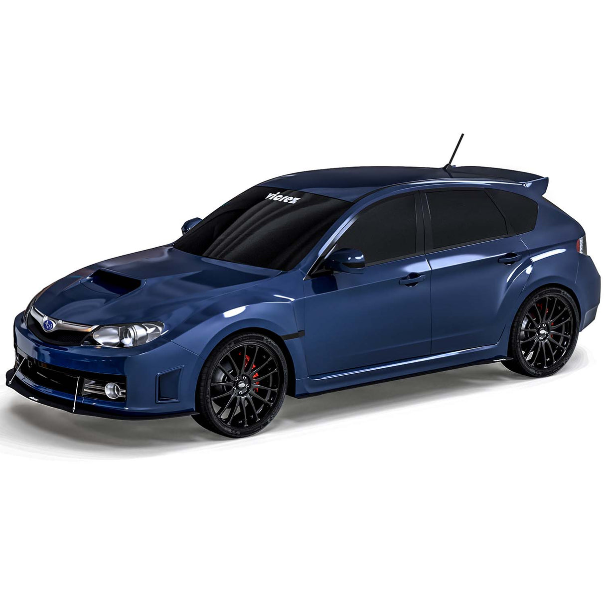 2008-2014 Subaru WRX/STI VZ1 Style Side Skirt Splitters - Vicrez