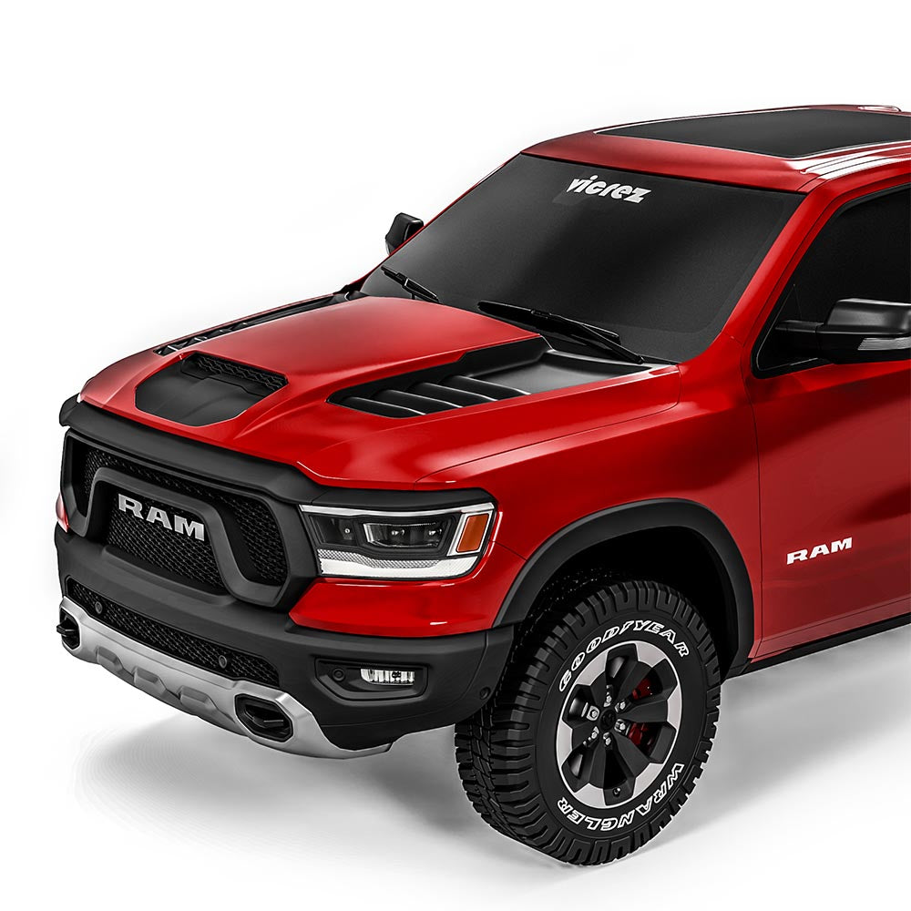 2021-2023 Dodge RAM 1500 TRX Style Hood W/ Air Vent Scoop - Vicrez