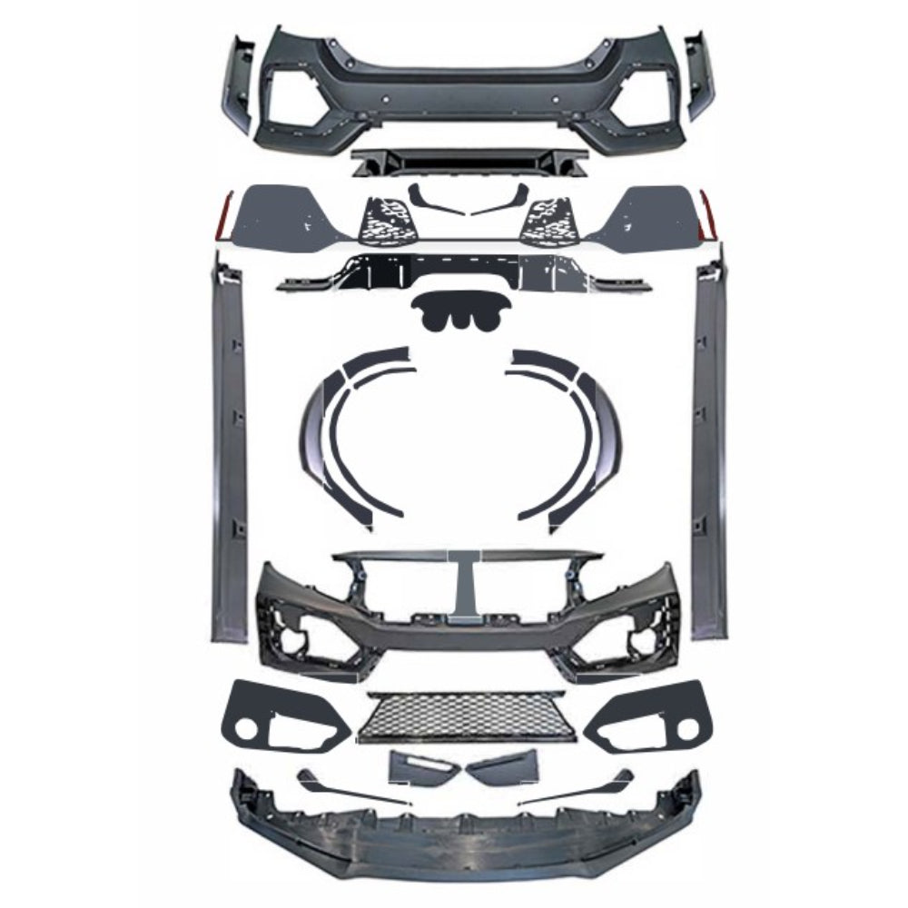 2016-2021 Honda Civic Type-R Style Body Kit - Vicrez