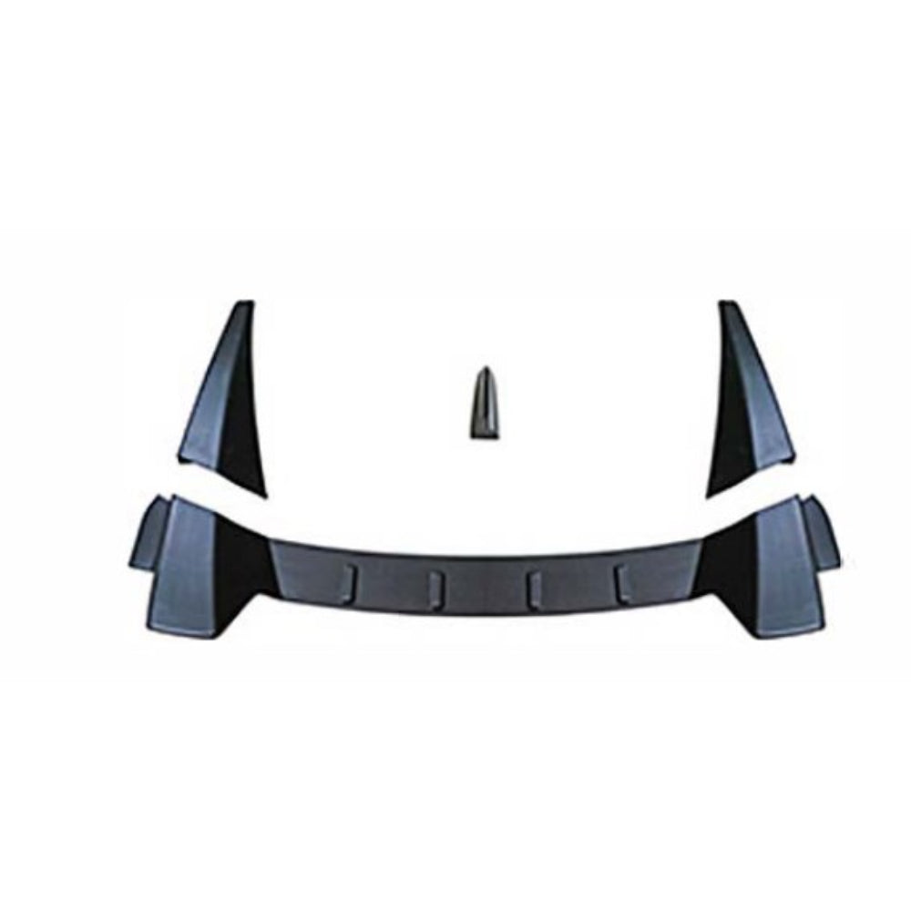 2016-2021 Honda Civic Type-R Style Roof Spoiler with Shark Fin - Vicrez