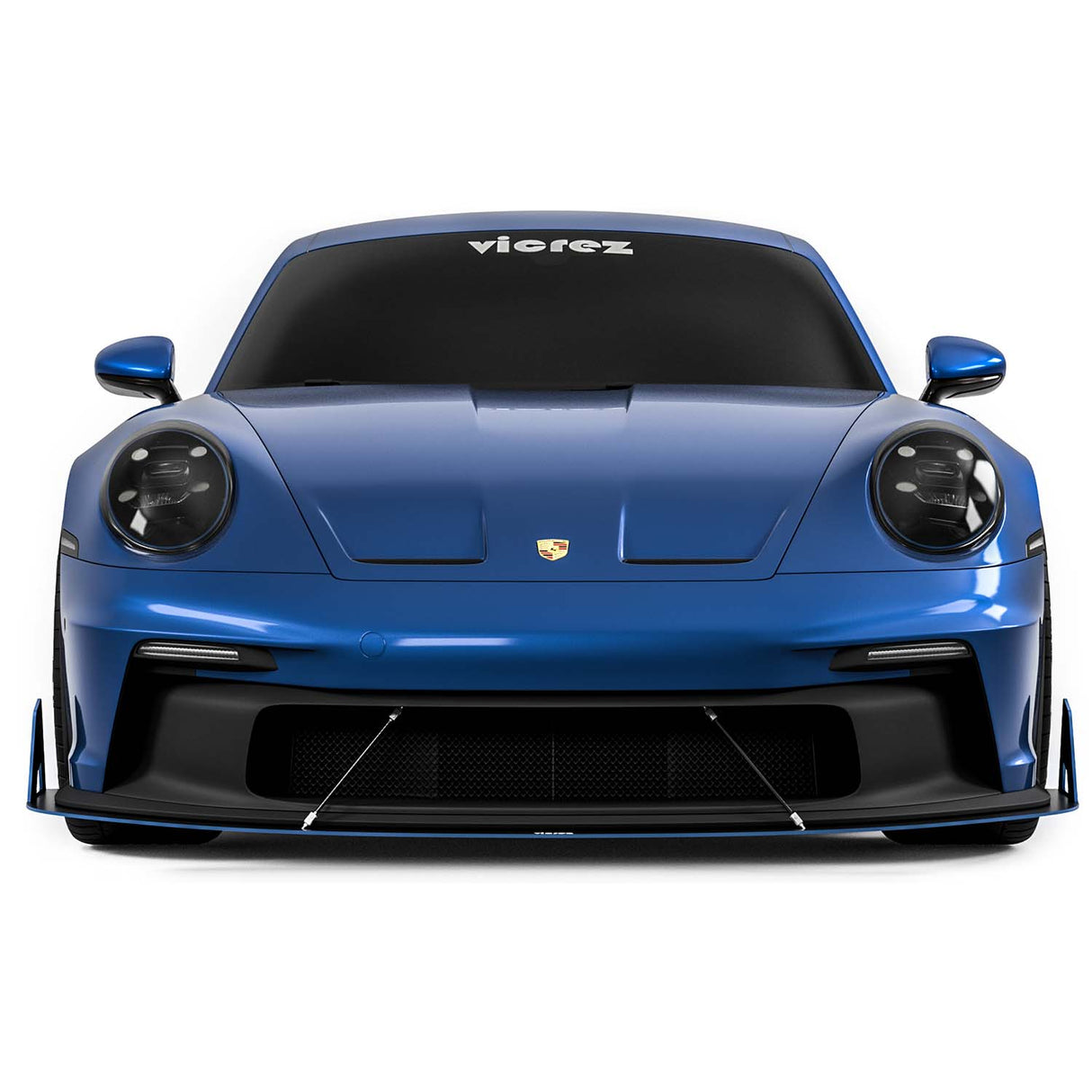 2022-2024 Porsche 911 GT3 Uruzo Style Front Splitter - Vicrez