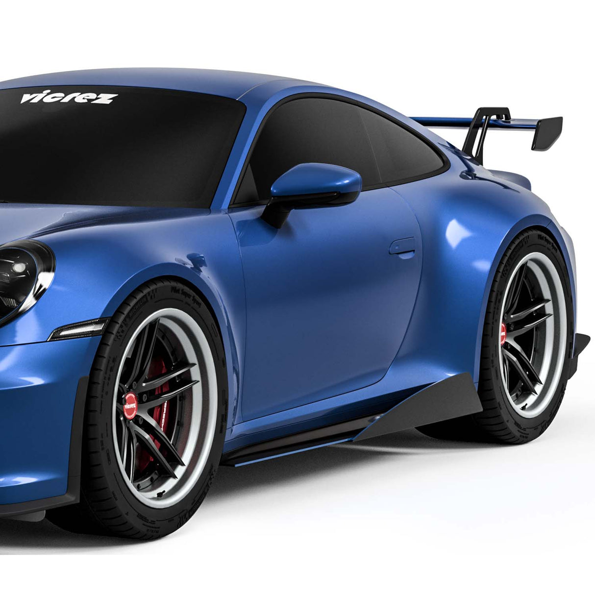 2022-2026 Porsche 911 GT3 Uruzo Style Side Splitters - Vicrez