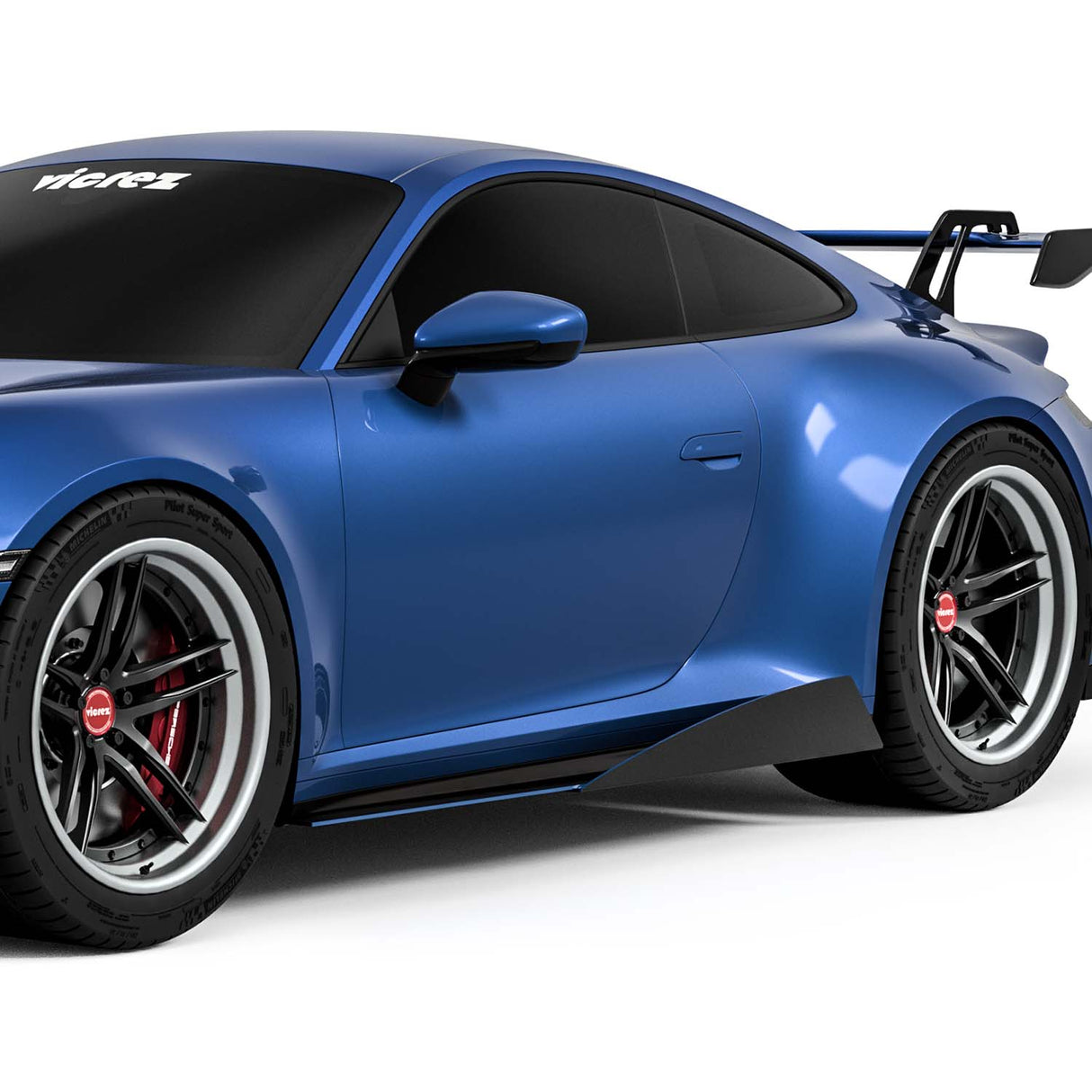 2022-2026 Porsche 911 GT3 Uruzo Style Side Splitters - Vicrez