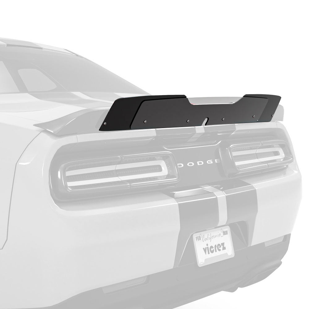 2015-2023 Dodge Challenger V1R Style Wicker Bill Add-On - Vicrez