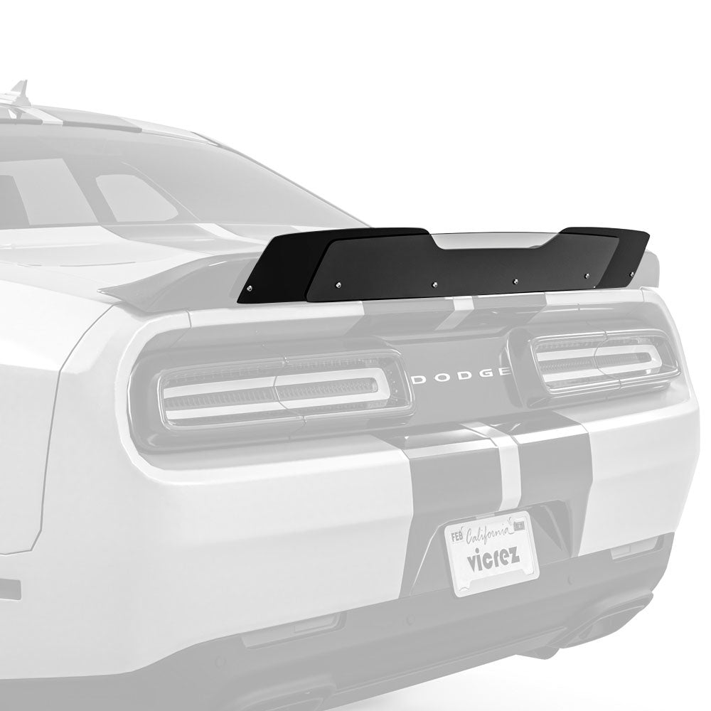 2008-2014 Dodge Challenger V1R Style Wicker Bill Add-On - Vicrez