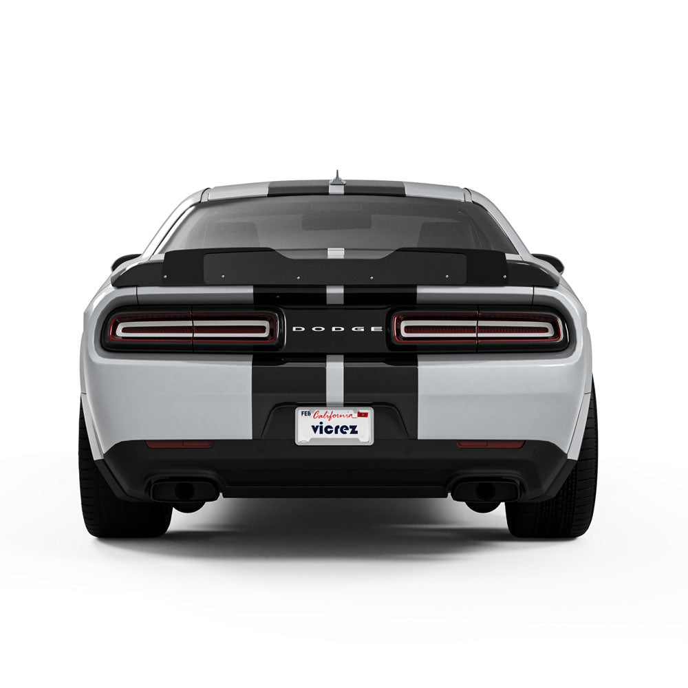 2008-2014 Dodge Challenger V1R Style Wicker Bill Add-On - Vicrez