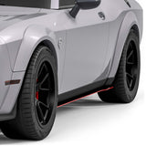 2008-2023 Dodge Challenger V2R Style Widebody Side Skirt Splitters - Vicrez
