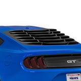 2015-2023 Ford Mustang V2R Style Rear Window Louvers - Vicrez