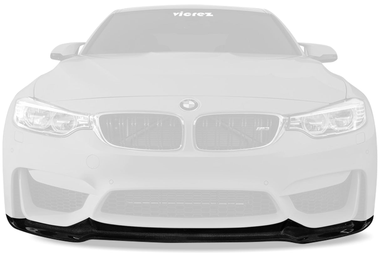 2014-2020 BMW M3/M4 V3 Style Front Bumper Lip Spoiler - Vicrez