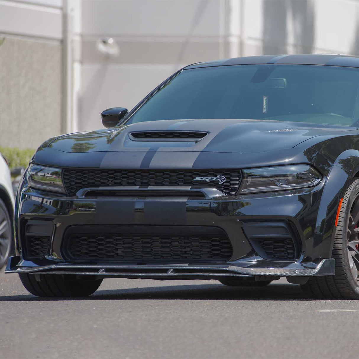 2020-2023 Dodge Charger Widebody V3R Style Front Lip - Vicrez Carbon Fiber