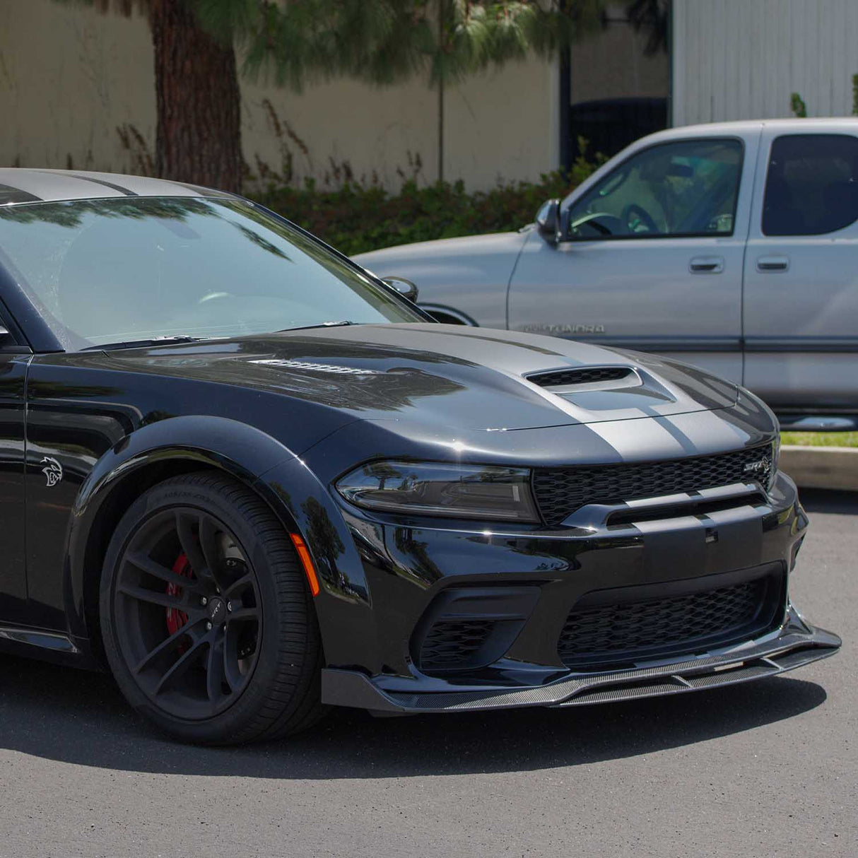 2020-2023 Dodge Charger Widebody V3R Style Front Lip - Vicrez Carbon Fiber