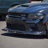 2020-2023 Dodge Charger Widebody V3R Style Front Lip - Vicrez Carbon Fiber