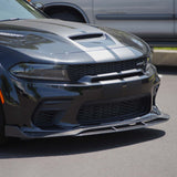 2020-2023 Dodge Charger Widebody V3R Style Front Lip - Vicrez Carbon Fiber
