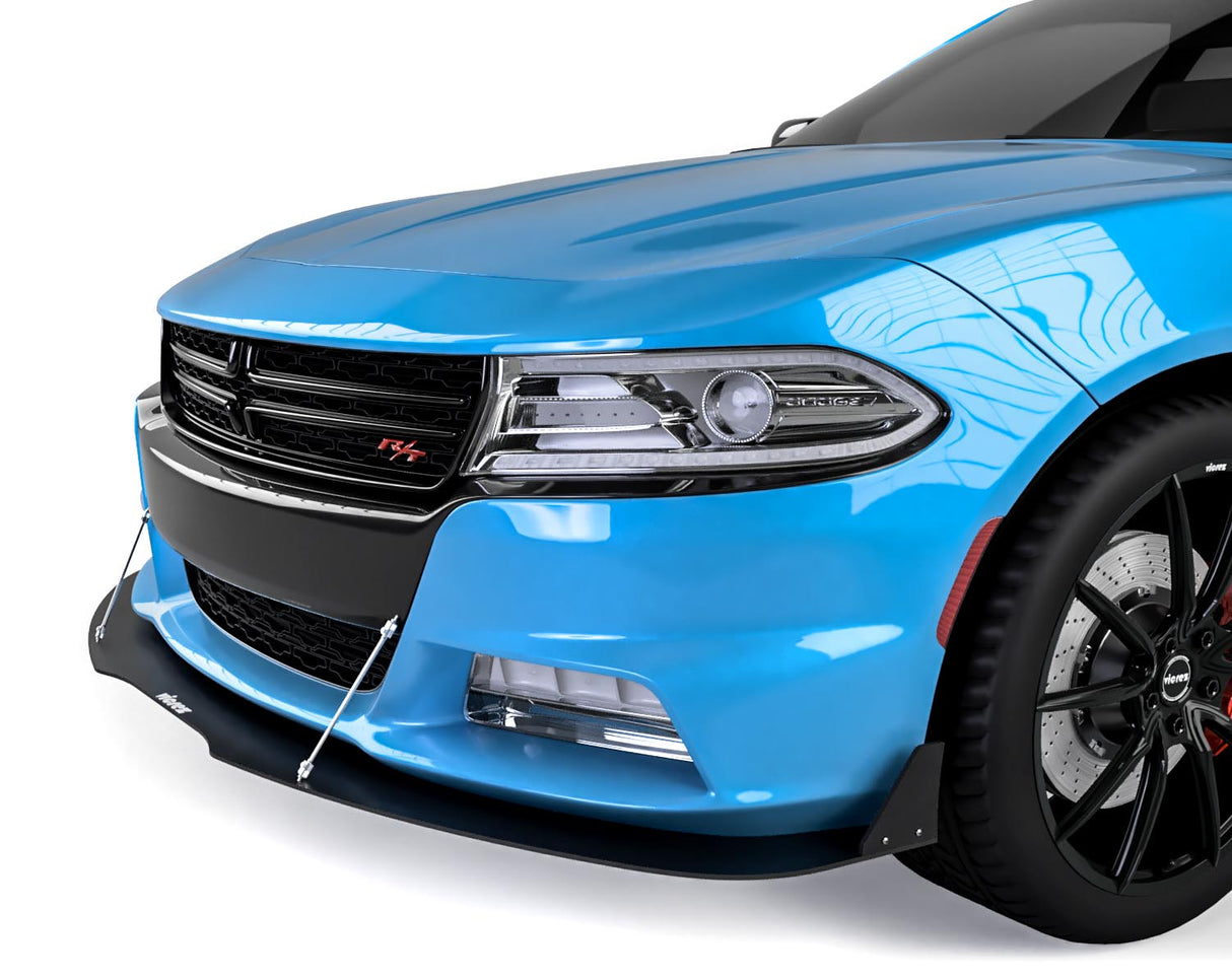 2015-2023 Dodge Charger V3R Style Front Bumper Lip Splitter - Vicrez