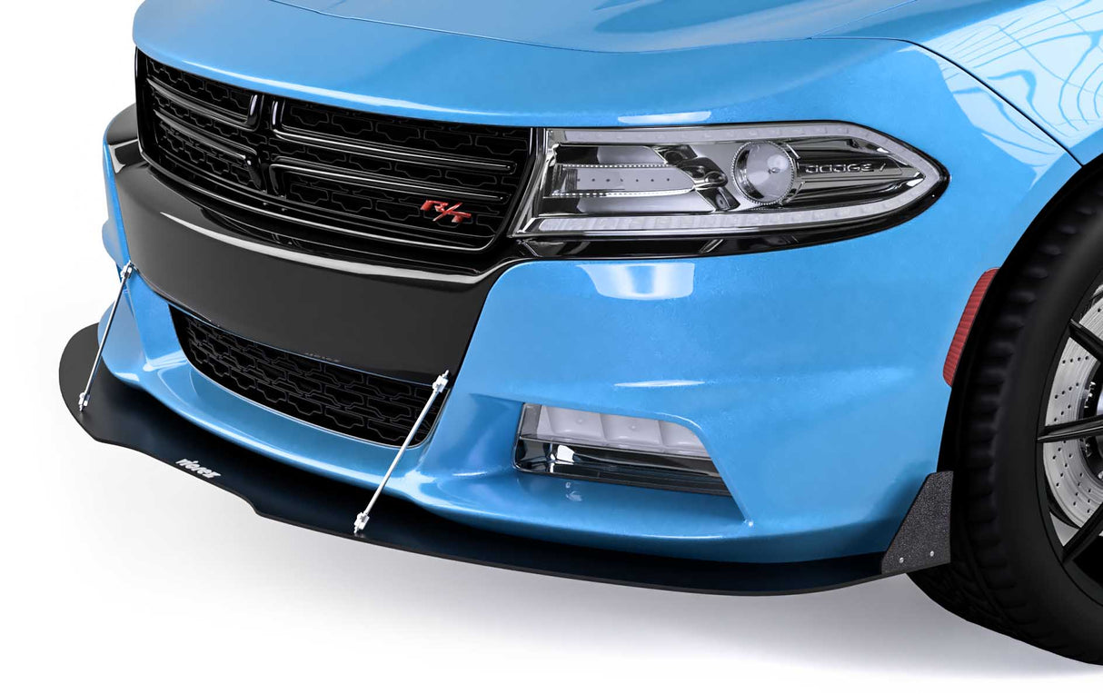 2015-2023 Dodge Charger V3R Style Front Bumper Lip Splitter - Vicrez