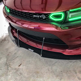 2015-2023 Dodge Charger V3R Style Front Bumper Lip Splitter - Vicrez