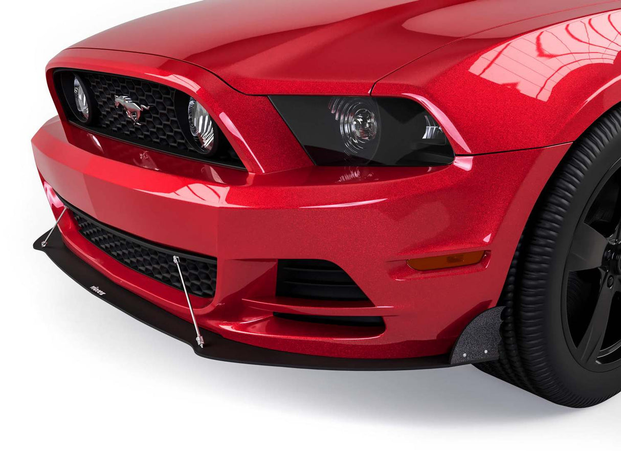 2010-2014 Ford Mustang V3R Style Front Bumper Lip Splitter - Vicrez
