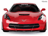 2014-2019 Chevrolet Corvette C7 V3R Style Front Bumper Splitter - Vicrez