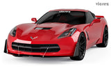 2014-2019 Chevrolet Corvette C7 V3R Style Front Bumper Splitter - Vicrez