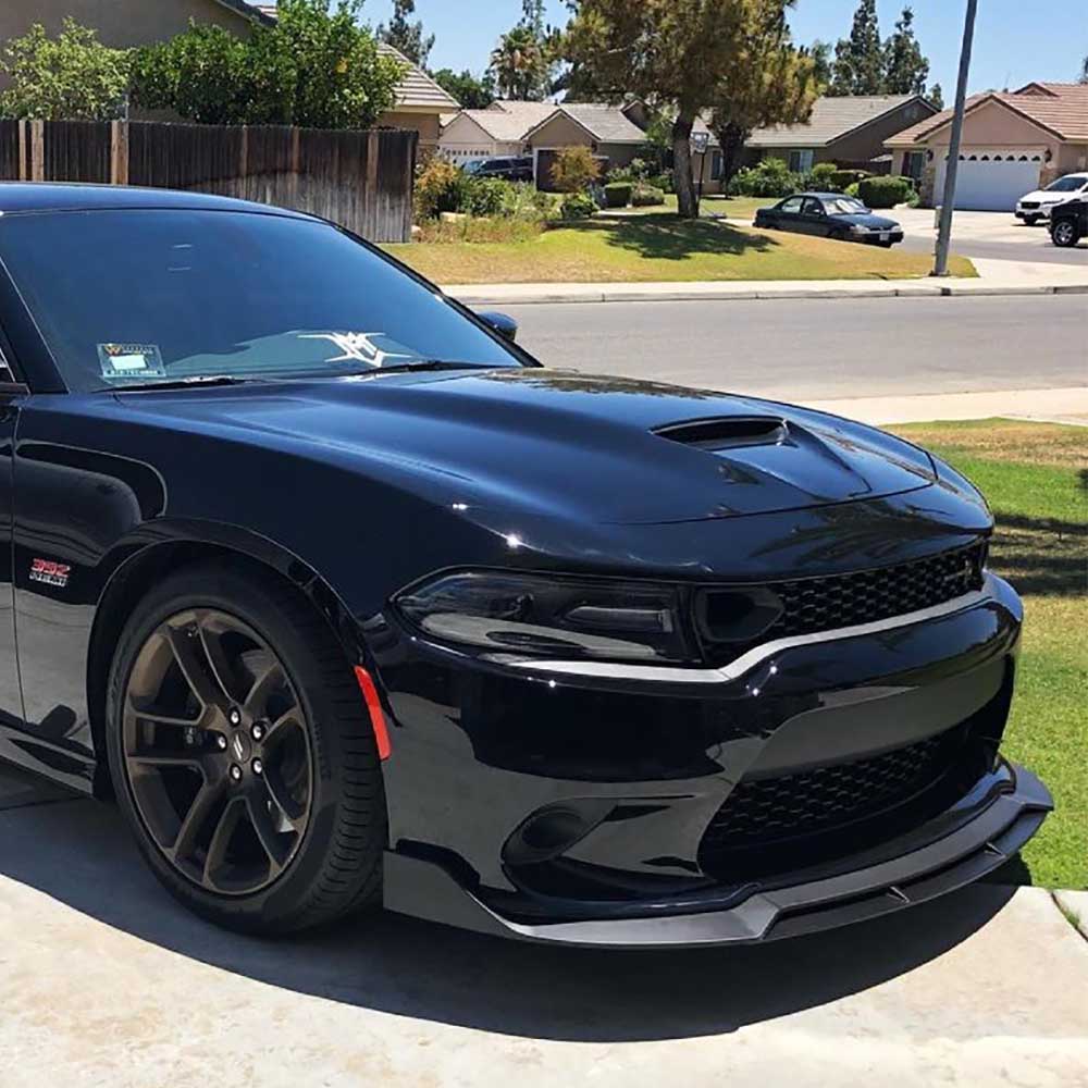 2015-2023 Dodge Charger V3R Style Front Bumper Lip - Vicrez